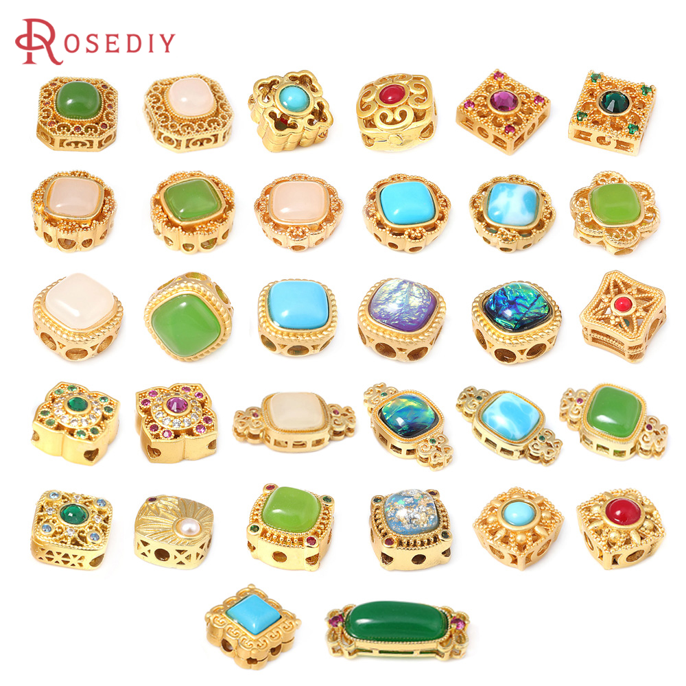 Vintage Fashion Websites - 5PCS Matte Gold Color Special Vintage