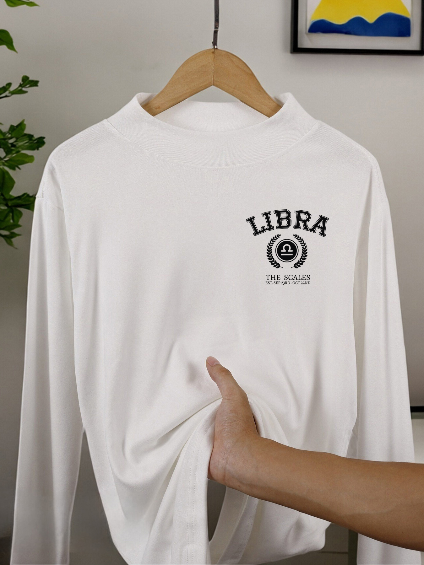 Usa Vintage Fashion - Libra The Scales Print Leisurewear For