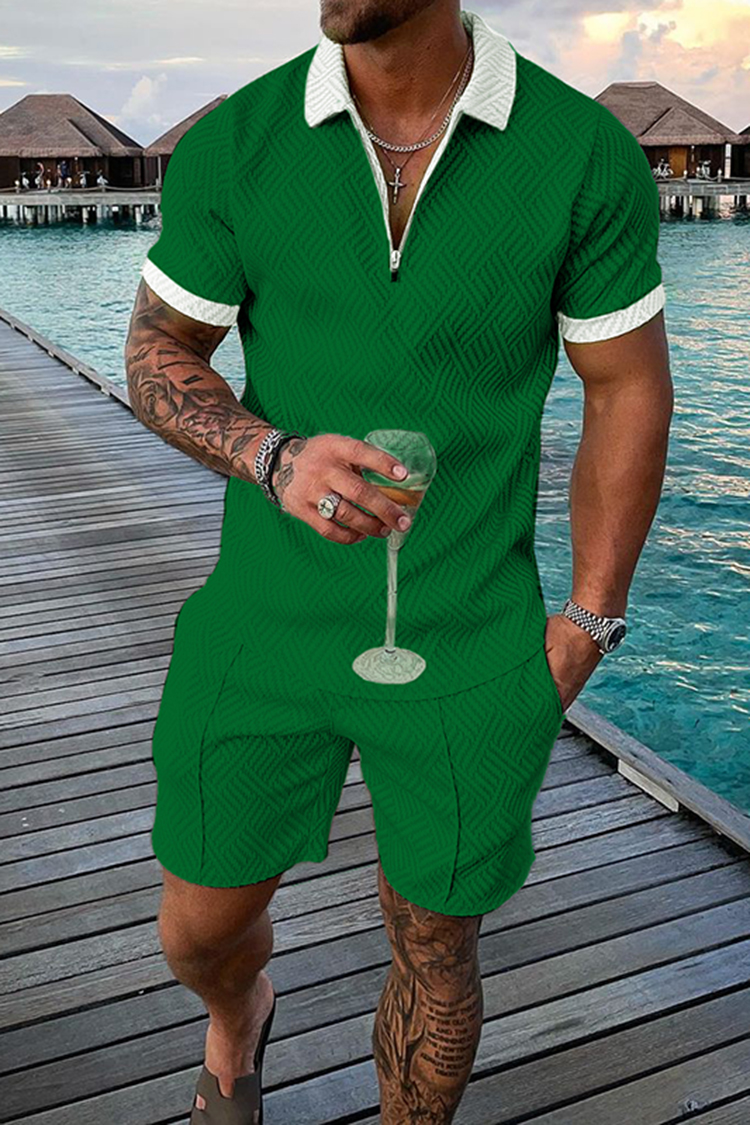 Usa Vintage Fashion - Vintage Men's Summer Casual Polo Shirt