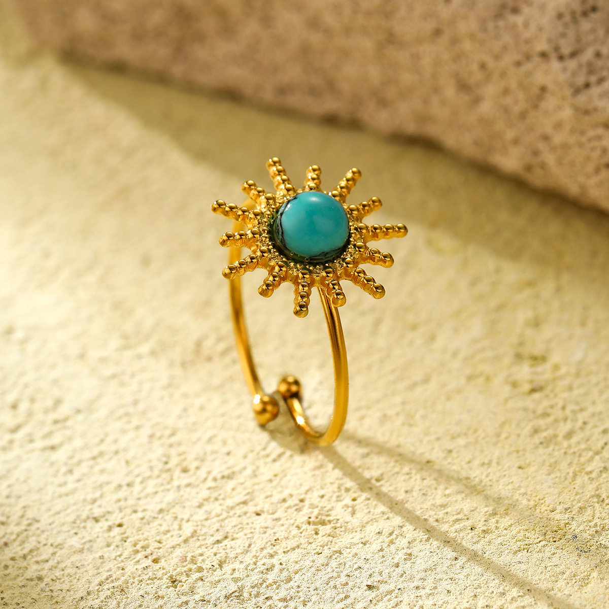 Vintage Fashion Websites - NIMAI Official-website Stainless Steel Sun Burst