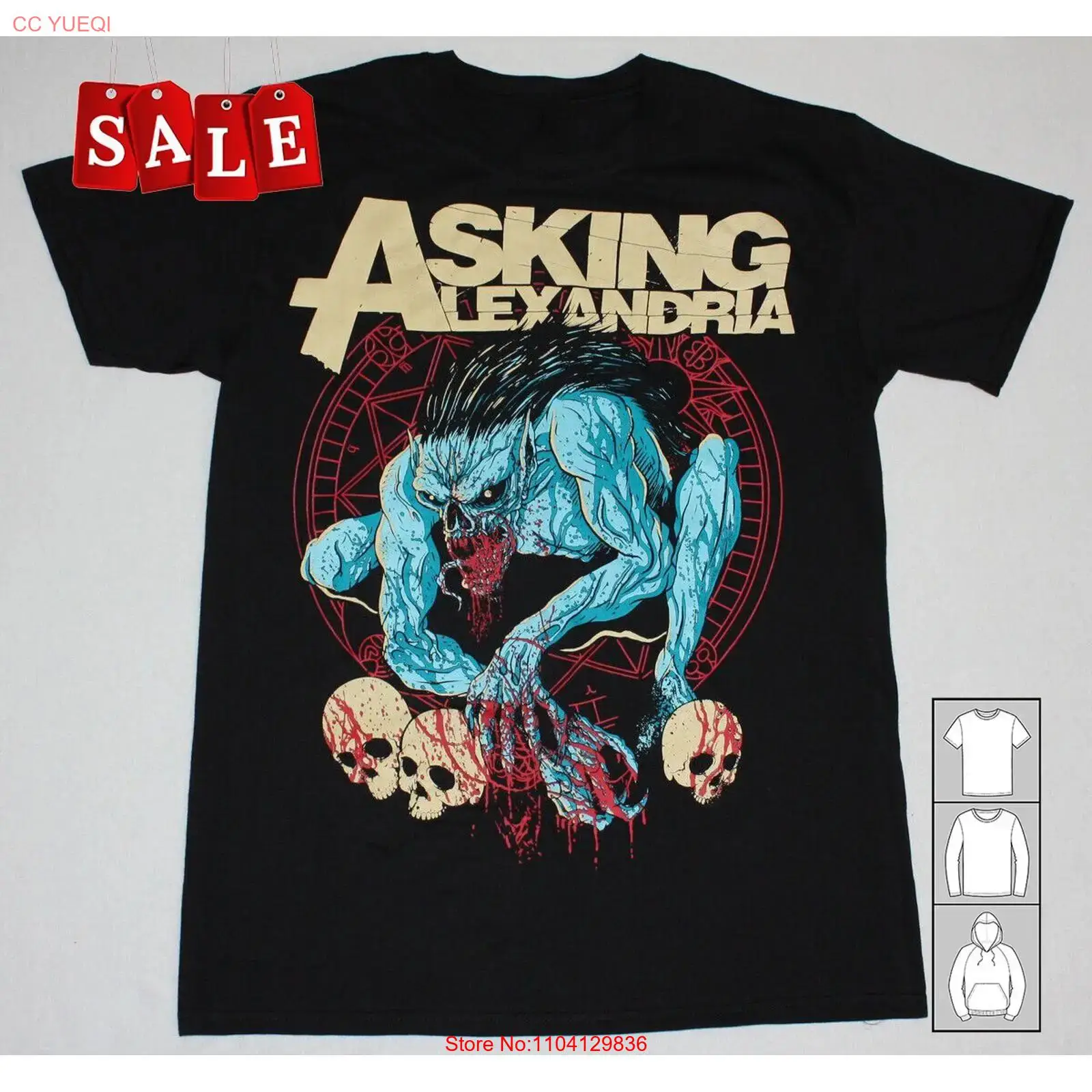 New Rare Asking Alexandria Cot - Vintage Fashion News recension och pris