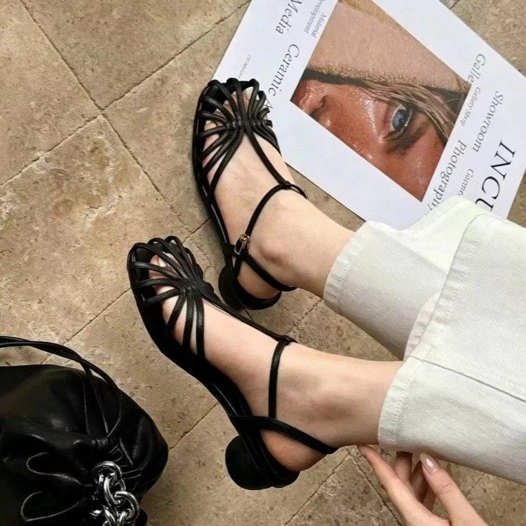 French-style Vintage Woven Toe - Vintage Style Women Fashion recension och pris