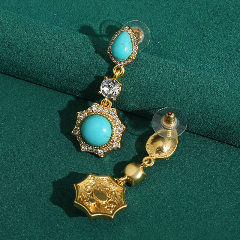 Turquoise Earrings Vintage Dro - Vintage Fashion Vogue recension och pris