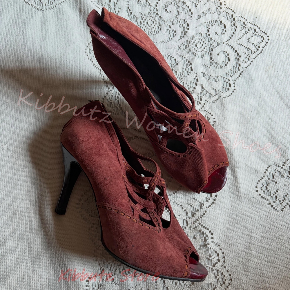 Vintage Rome Sandals Suede Lea - Vintage Fashion Rome recension och pris