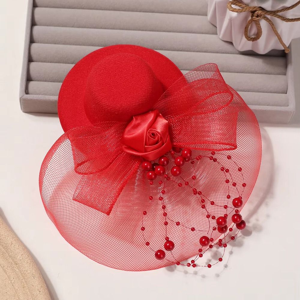 Fashion Elegant Mesh Top Hat B - Vintage Fashion Show recension och pris