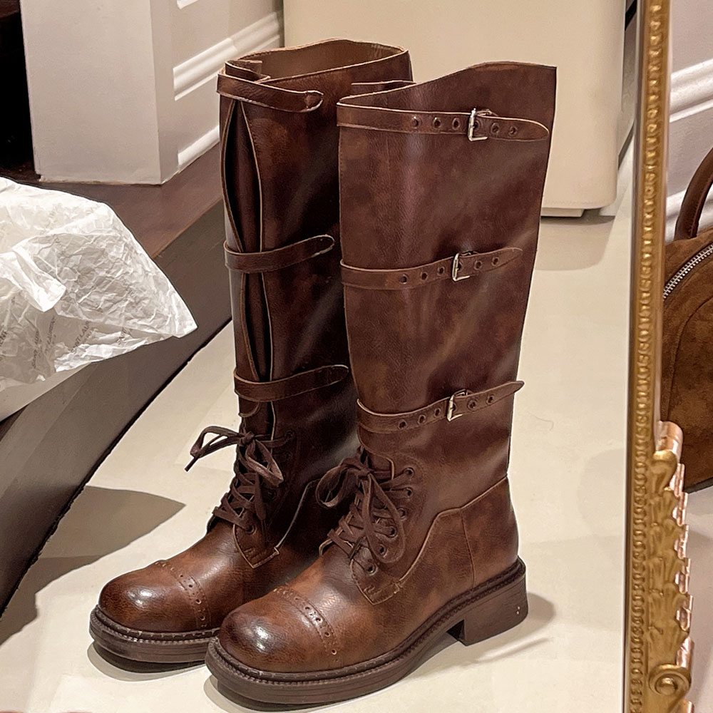 Women's Knee High Boots Vintag - Vintage Style Women Fashion recension och pris