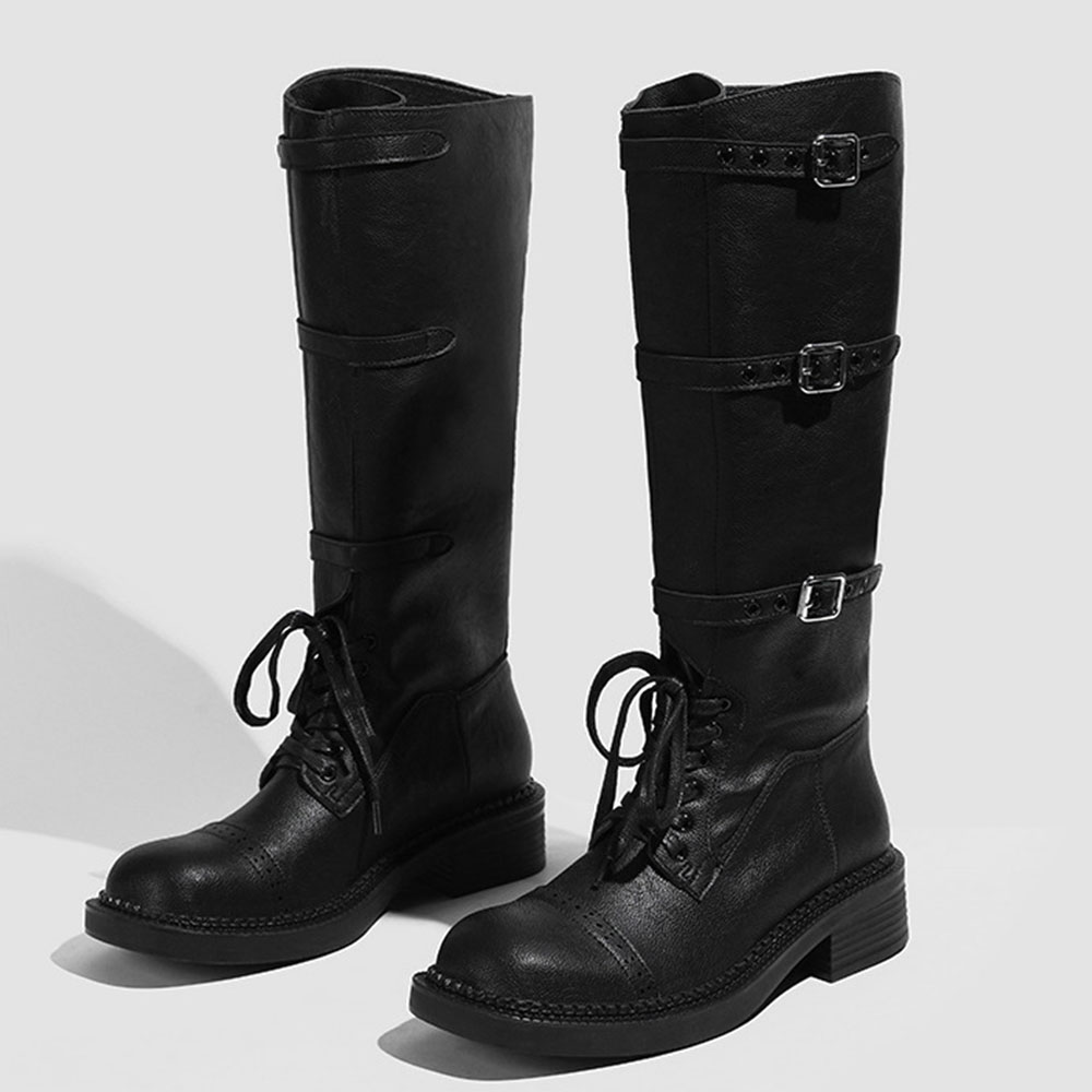 Women's Knee High Boots Vintag - Vintage Style Women Fashion recension och pris