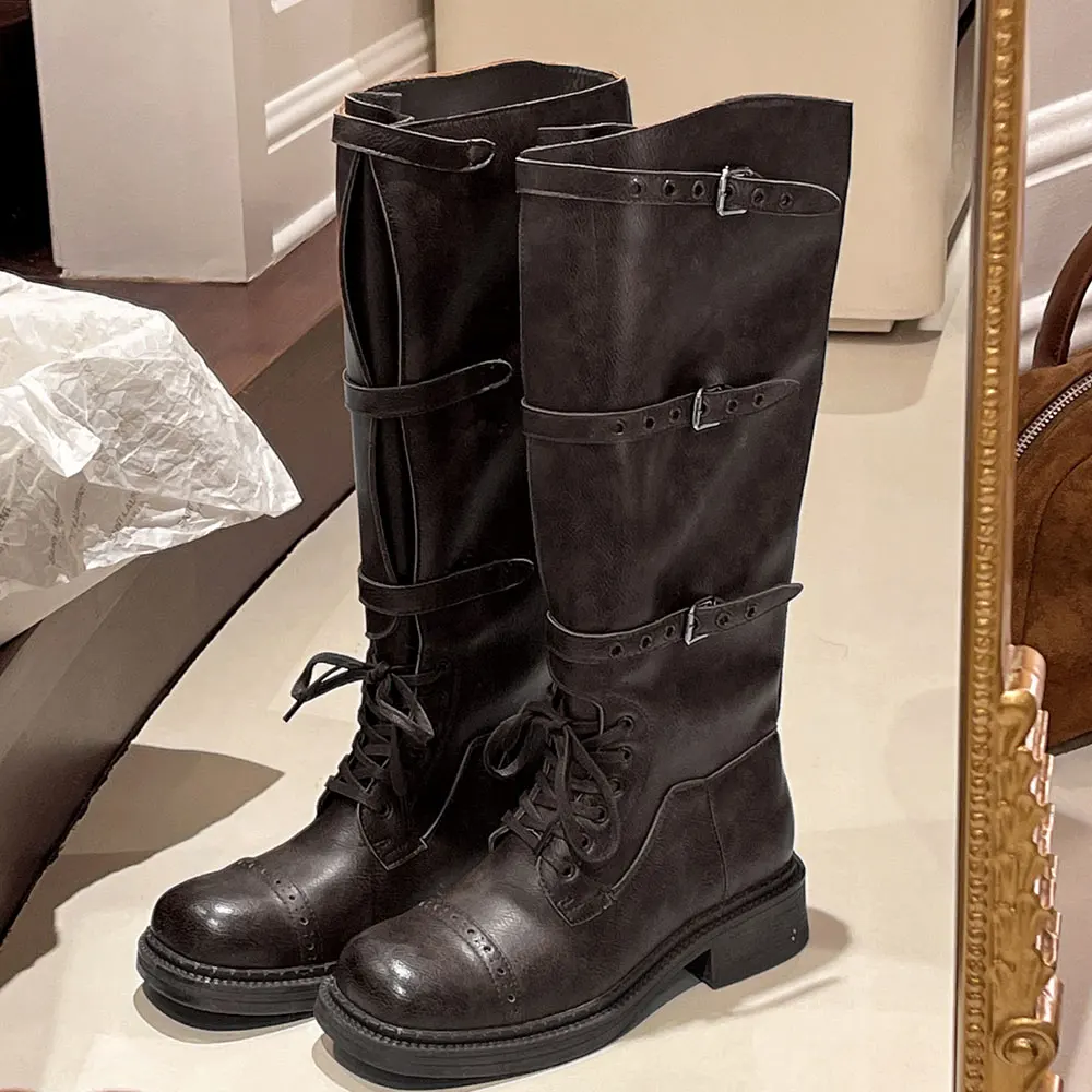 Women's Knee High Boots Vintag - Vintage Style Women Fashion recension och pris