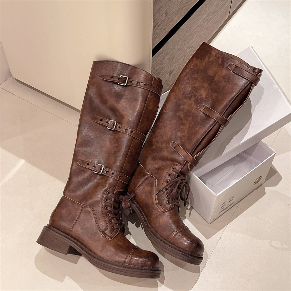 Women's Knee High Boots Vintag - Vintage Style Women Fashion recension och pris