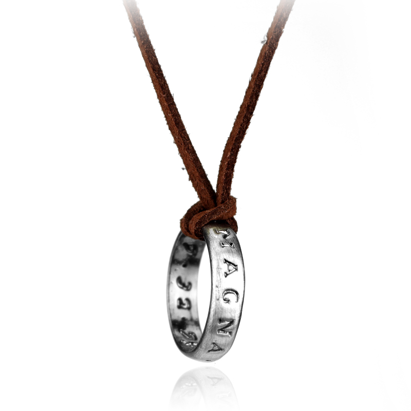 Game Anime Leather Chain Ring  - Vintage Fashion Jewelry recension och pris
