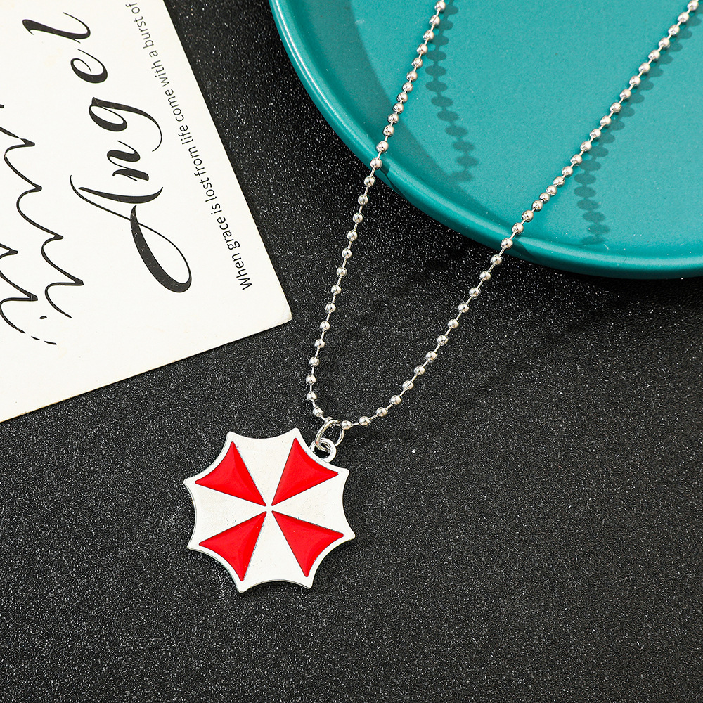 Vintage Fashion Red Umbrella P - Vintage Fashion Jewelry recension och pris