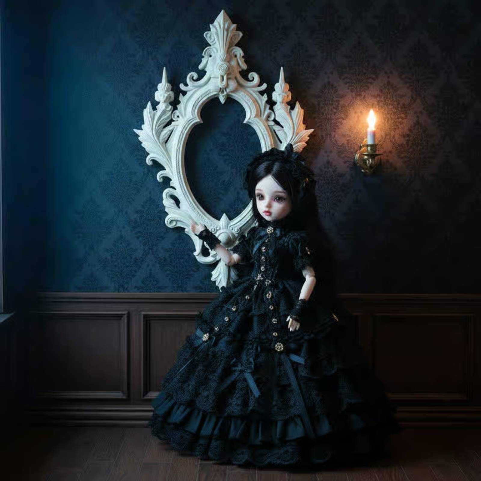 Medieval Picture Frame Scrollw - Vintage Fashion Doll recension och pris