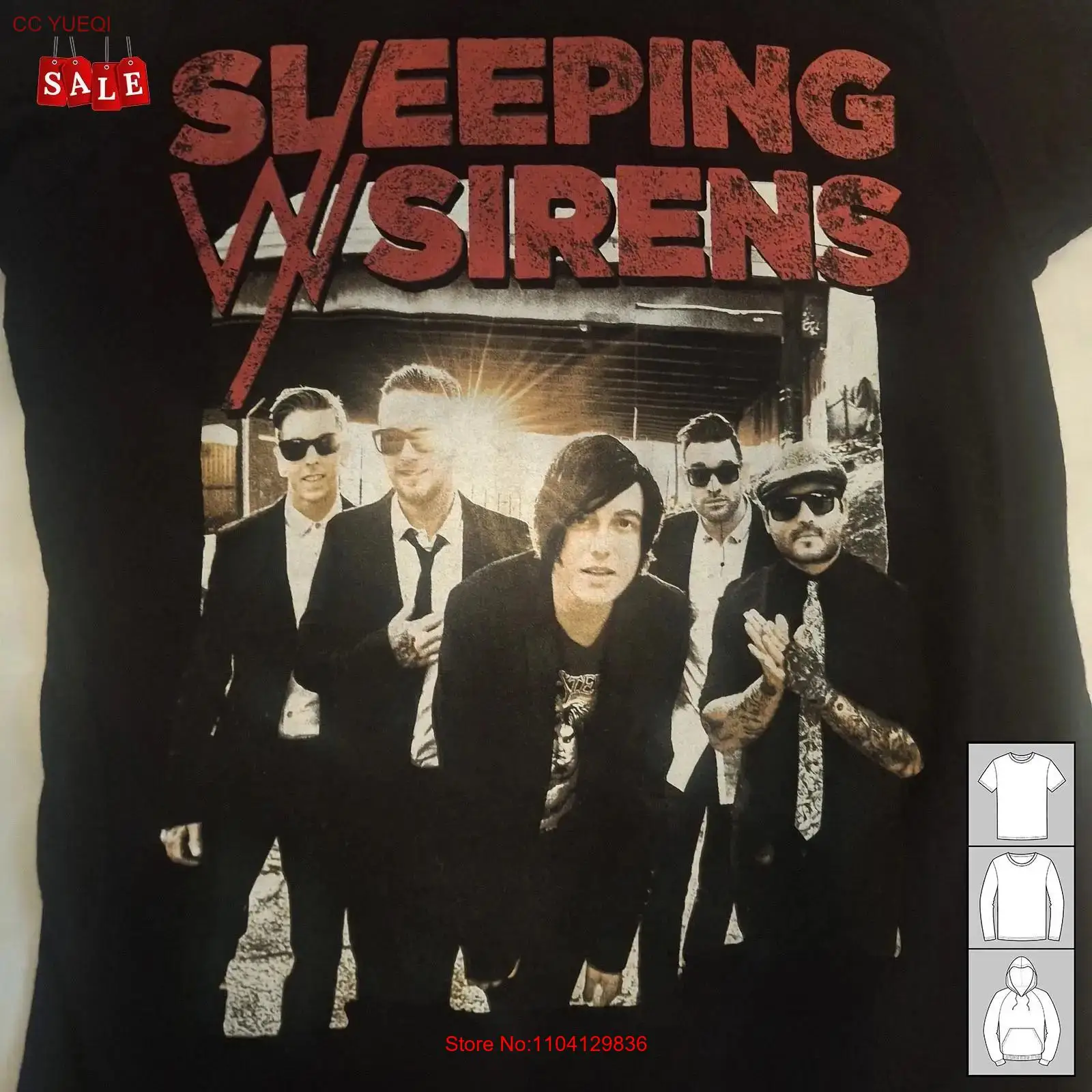 New Rare Sleeping with Sirens  - Vintage Flannel Shirt recension och pris