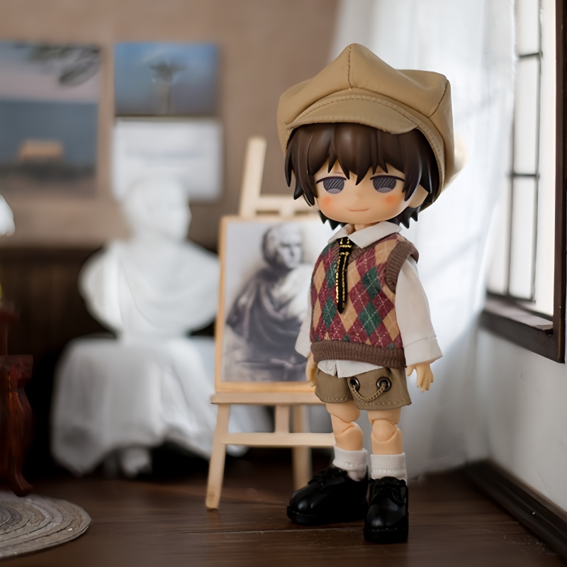 For Obitsu 11 Vintage Beret Br - Vintage Fashion Doll recension och pris