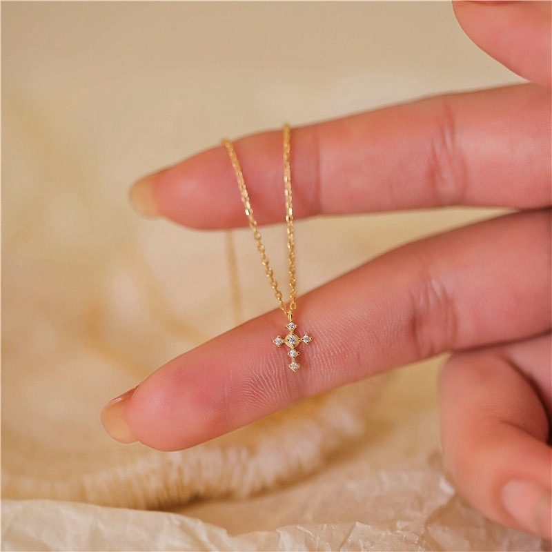 S925 Sterling Silver Cross Zir - Vintage Fashion Show recension och pris