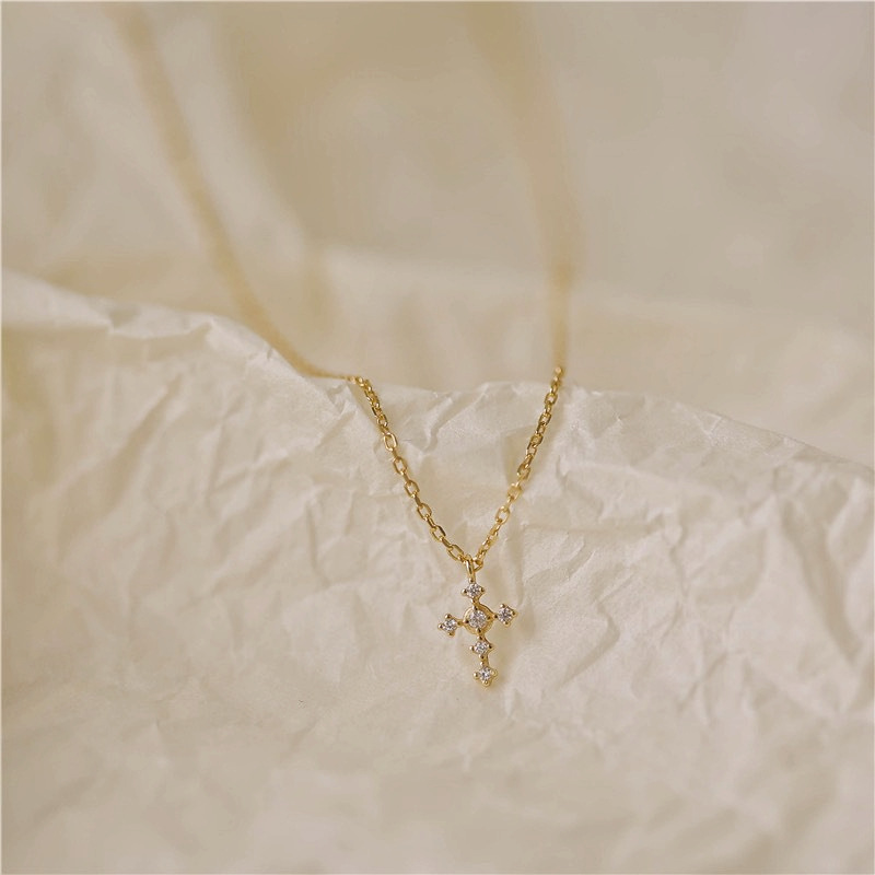 S925 Sterling Silver Cross Zir - Vintage Fashion Show recension och pris
