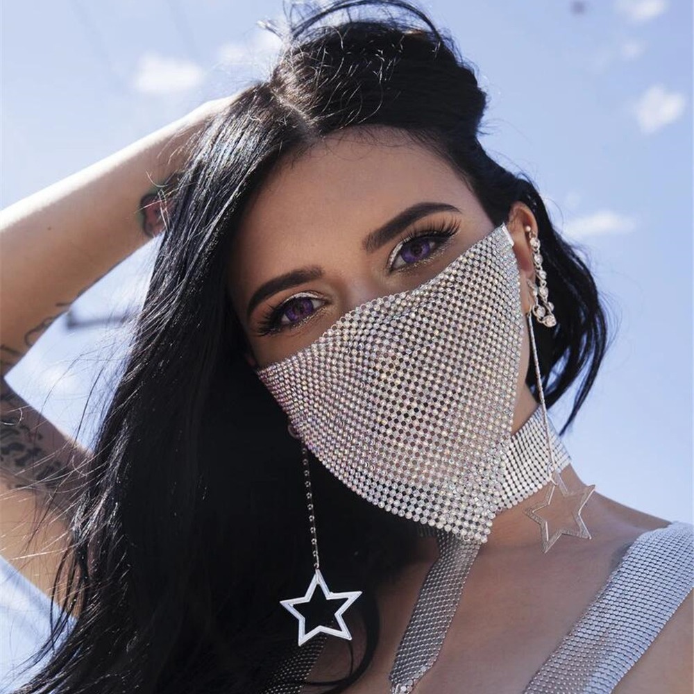 Halloween Mask Rhinestone Zirc - Vintage Fashion Show recension och pris