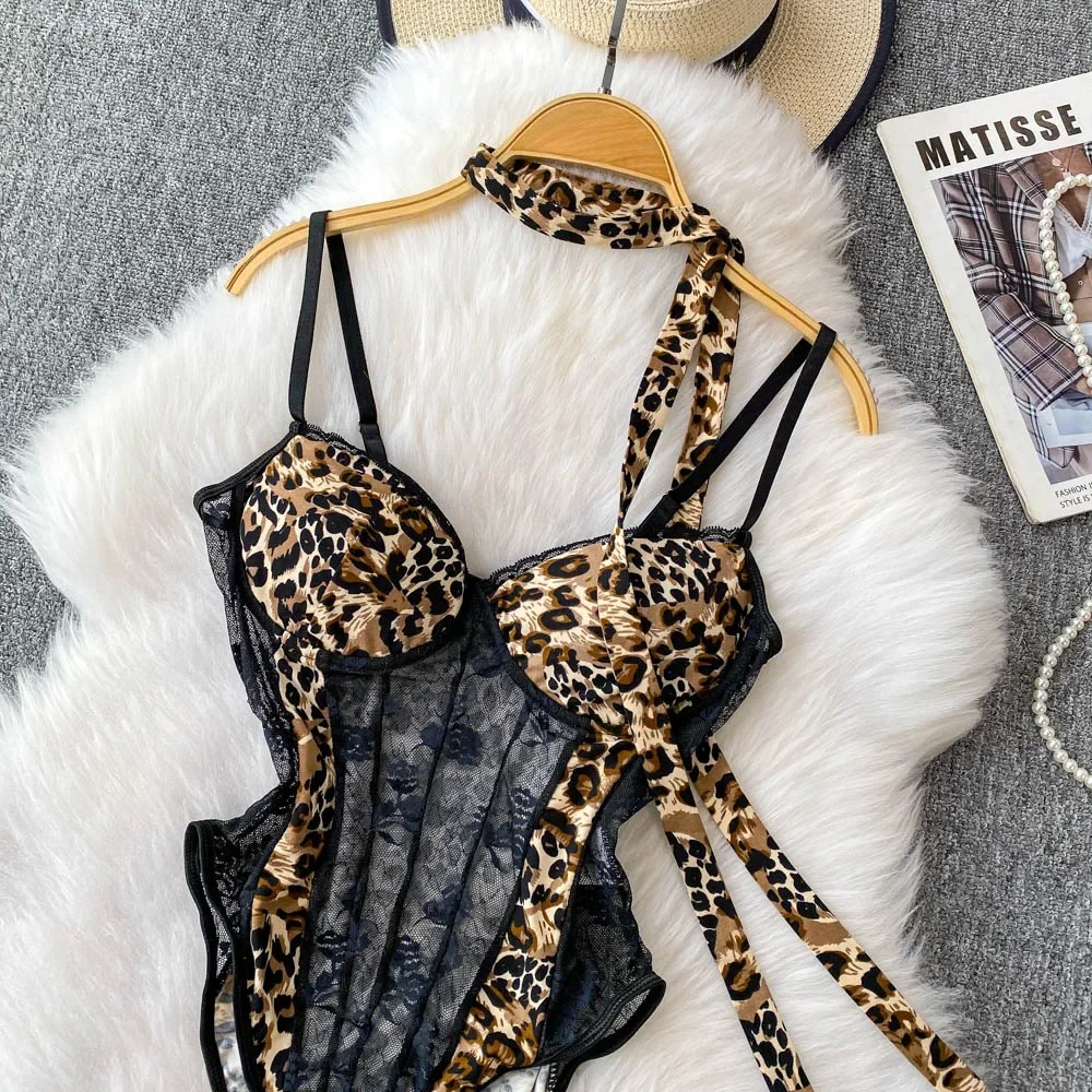 Women Hotsweet V-neck Leopard  - Usa Vintage Fashion recension och pris