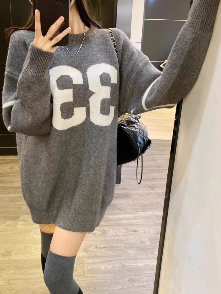 Y2K Vintage Knitted Sweater Wo - Usa Vintage Fashion recension och pris