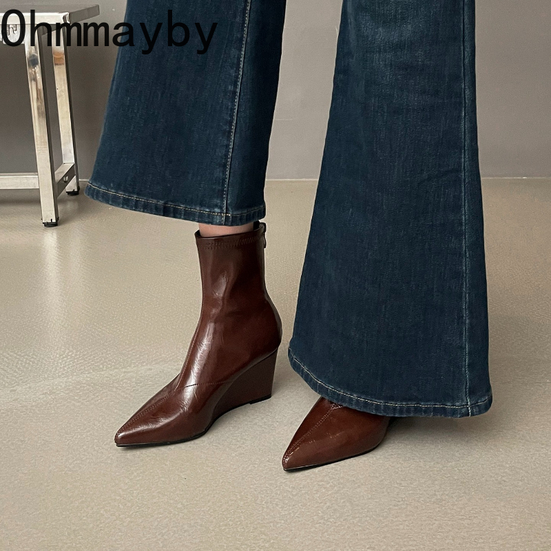 Autumn Winter Vintage Weges He - Vintage Style Women Fashion recension och pris