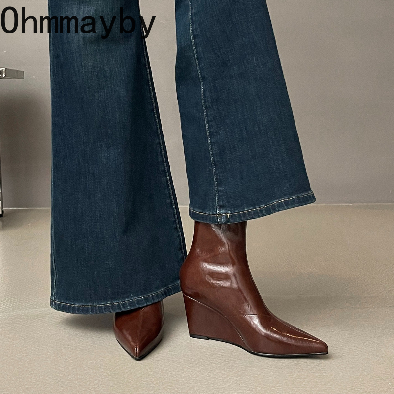 Autumn Winter Vintage Weges He - Vintage Style Women Fashion recension och pris
