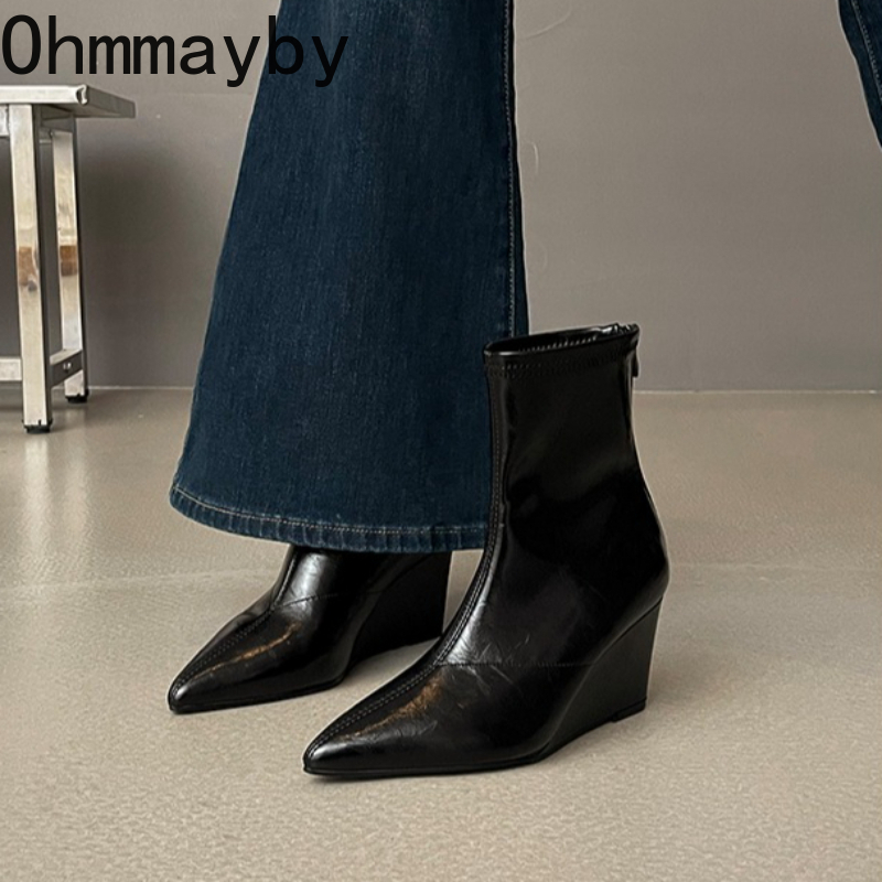 Autumn Winter Vintage Weges He - Vintage Style Women Fashion recension och pris