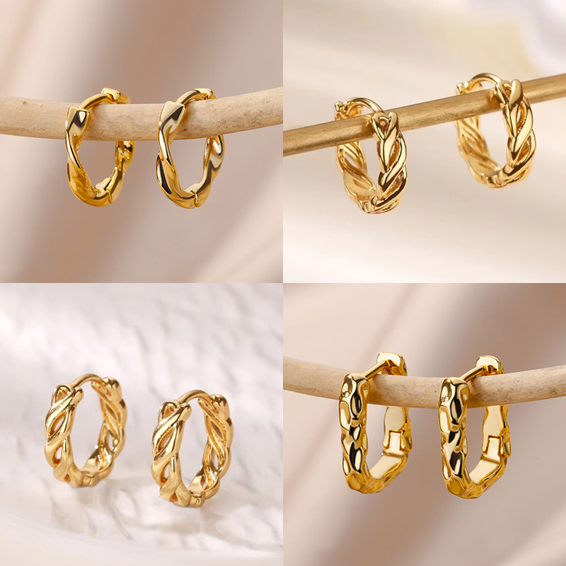 Vintage Hollow Twist Chain Hoo - Vintage Fashion Trends 2025 recension och pris