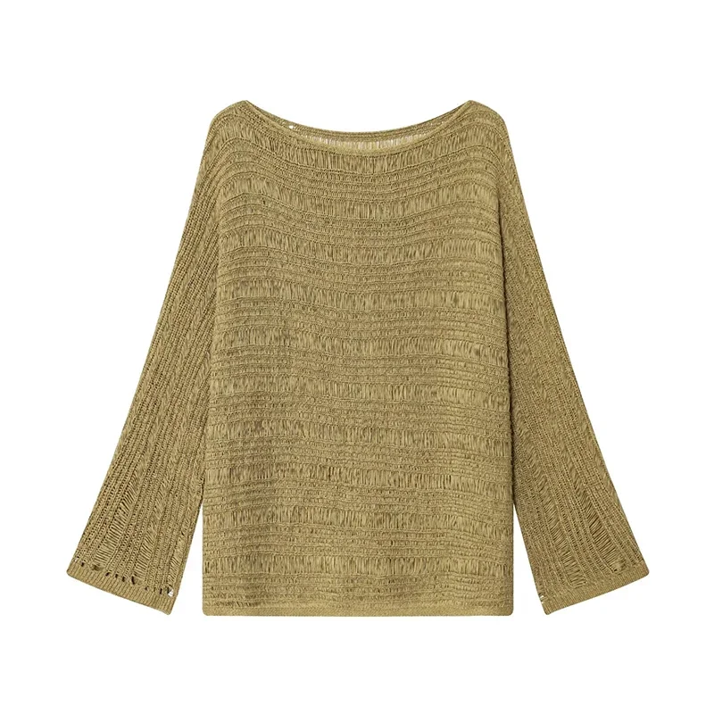 Vintage Boat Neck Knit Sweater - Usa Vintage Fashion recension och pris