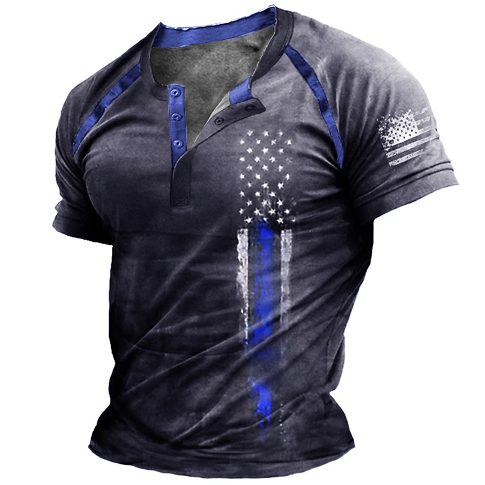 Funny 3D American Flag Print M - Usa Vintage Fashion recension och pris