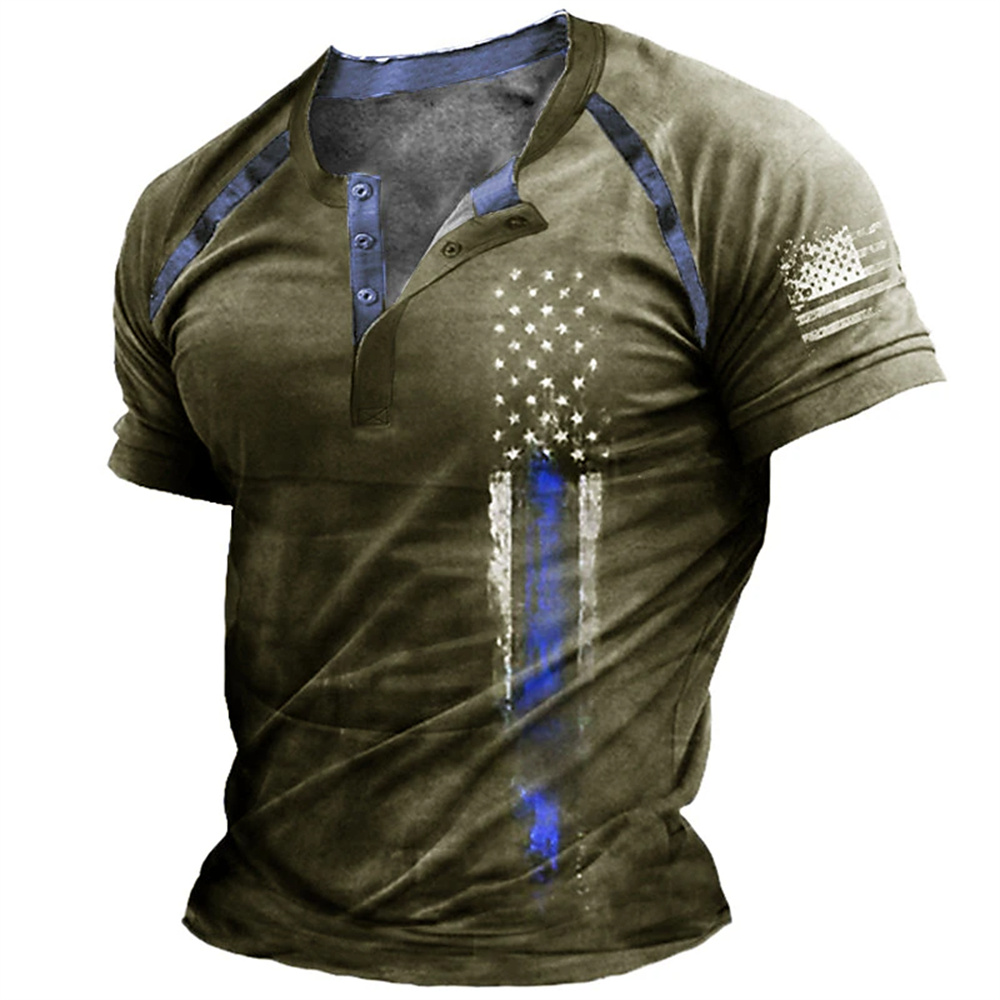 Funny 3D American Flag Print M - Usa Vintage Fashion recension och pris