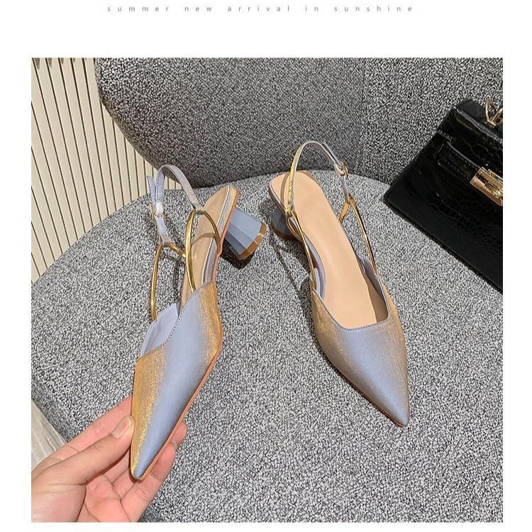 French Vintage Pointed-Toe San - Vintage Style Women Fashion recension och pris