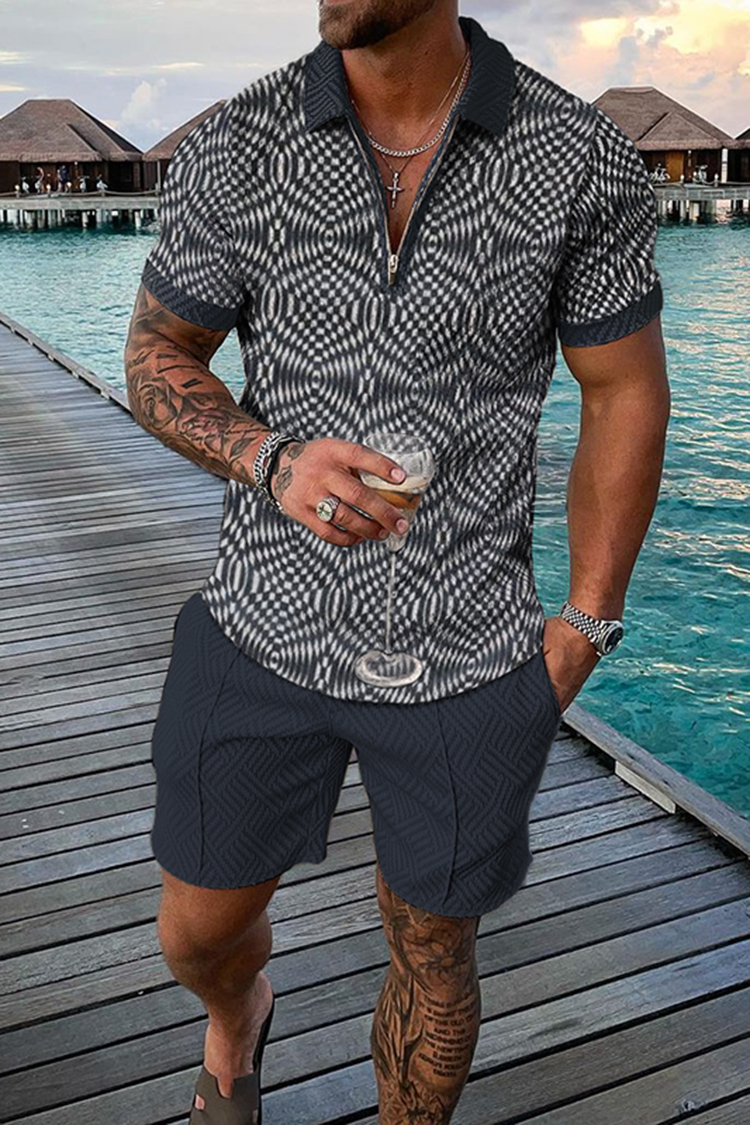 Vintage Men's Summer Casual Po - Usa Vintage Fashion recension och pris