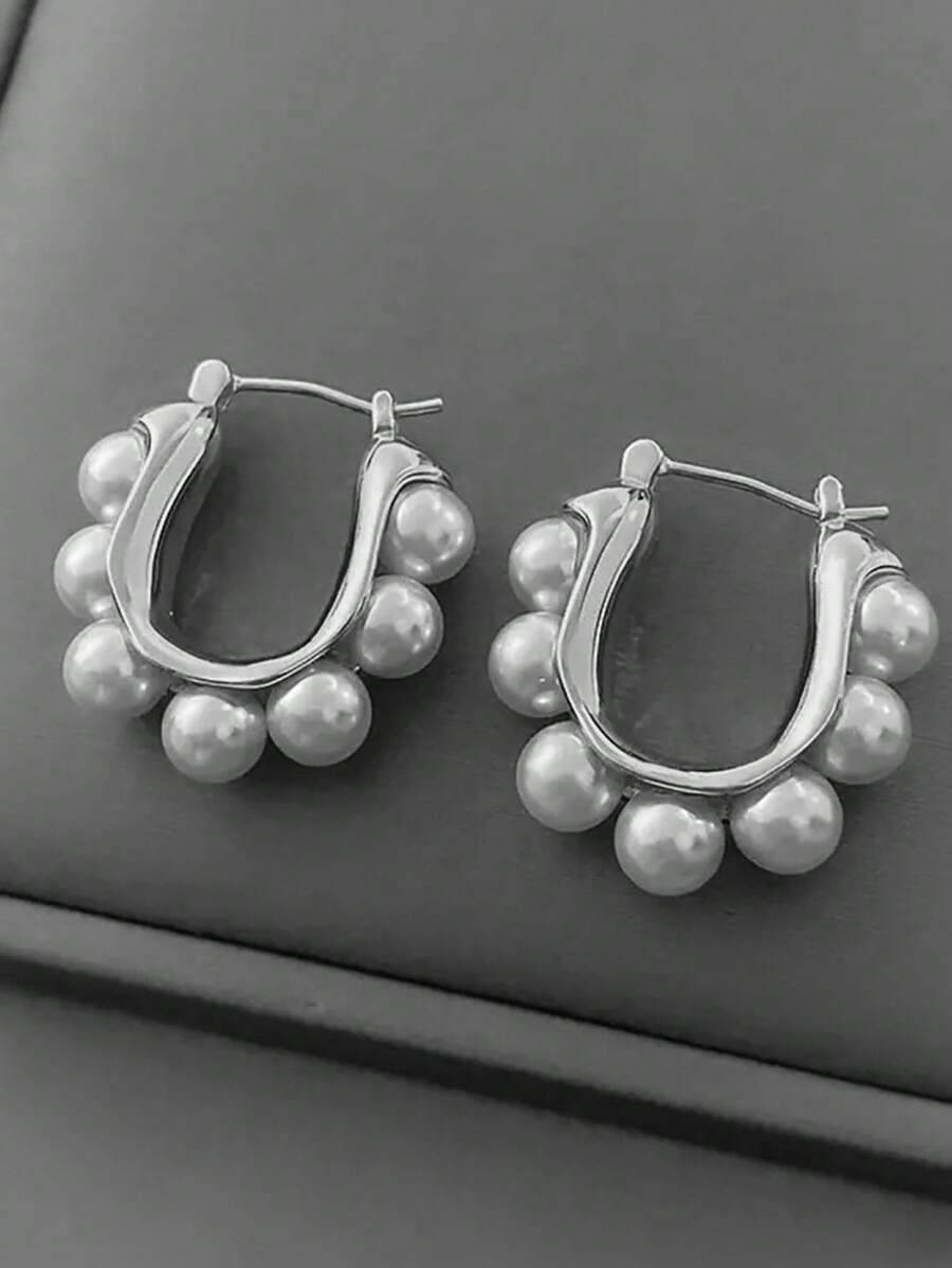 2pcs Vintage French Faux Pearl - Vintage Fashion Jewelry recension och pris