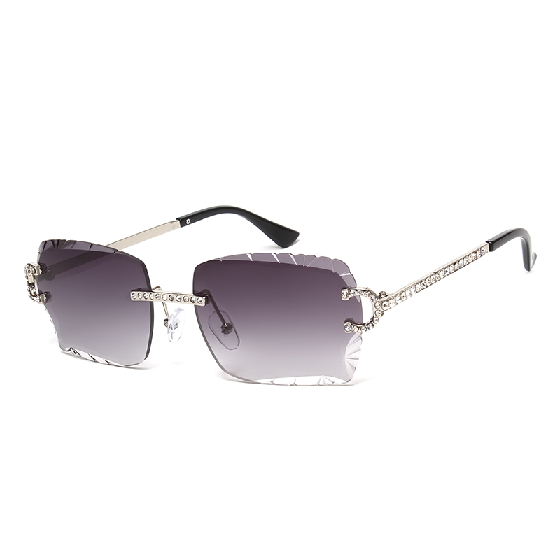 Fashion Rimless Square Sunglas - Vintage Fashion Luxury recension och pris