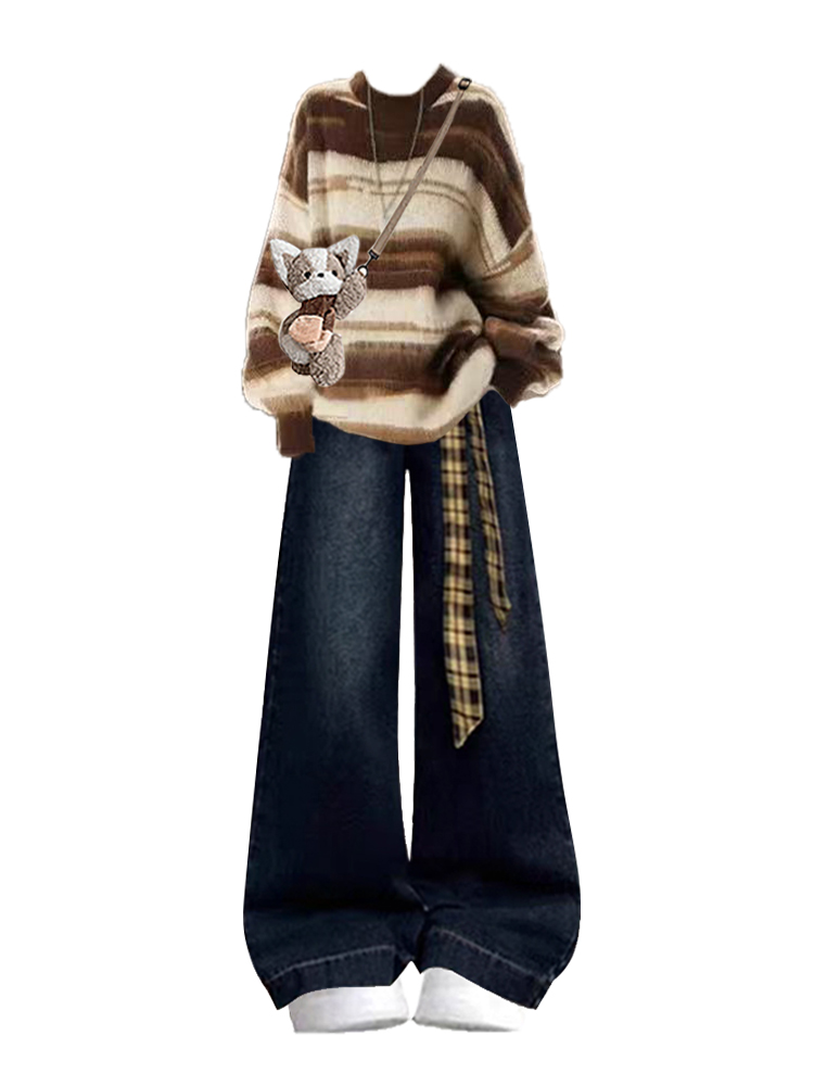 Loose Long Sleeve Sweater And  - Vintage Fashion Show recension och pris