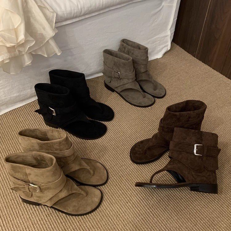 Women Peep Toe Boots Summer Ne - Vintage Fashion Luxury recension och pris