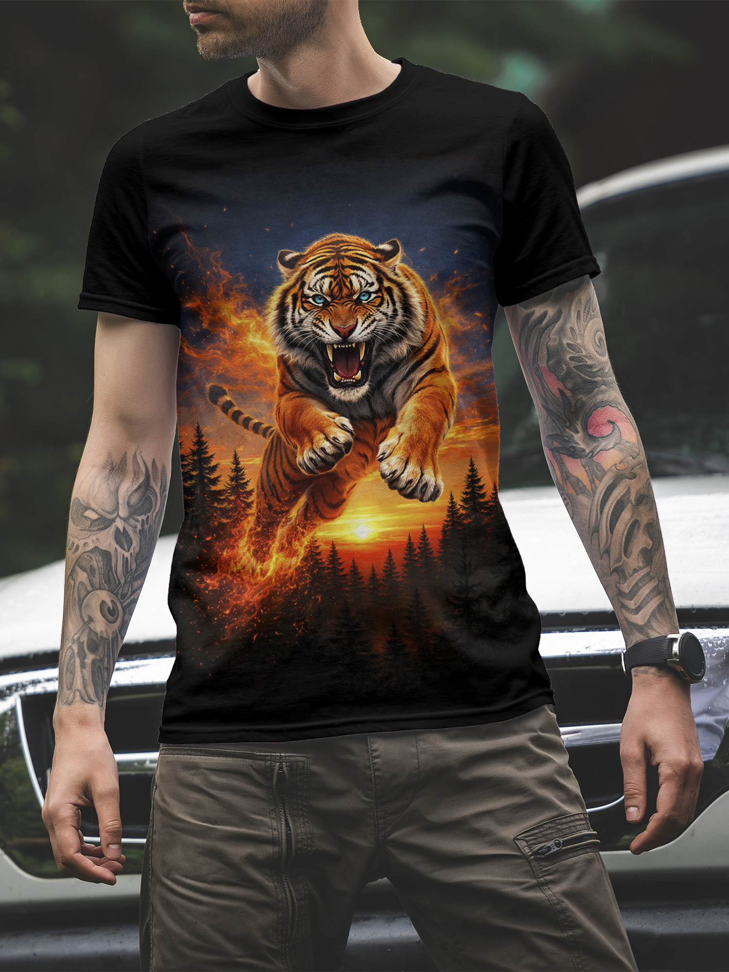BBQ Enthusiast Graphic Tee Vin - Vintage Fashion Enthusiasts recension och pris