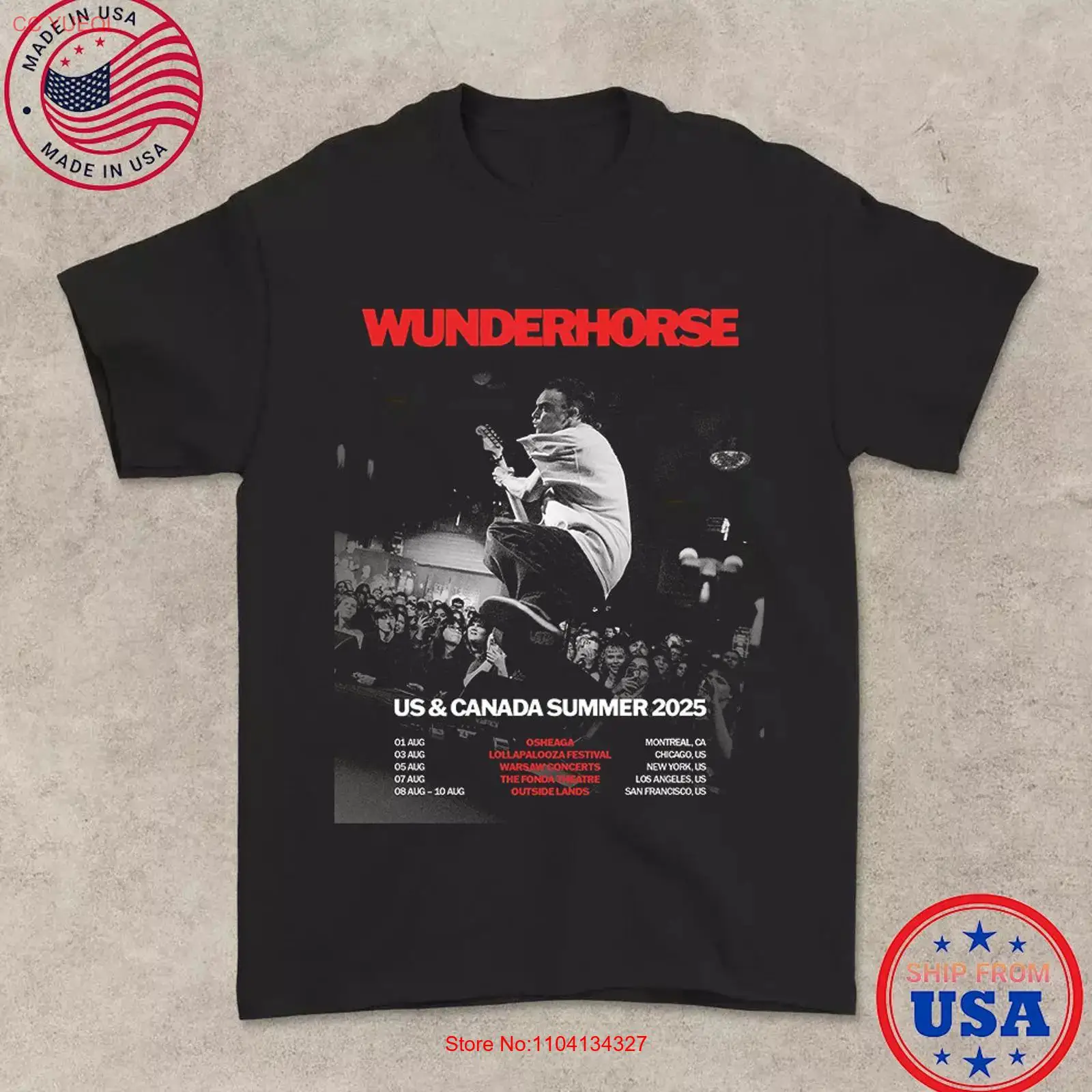 Wunderhorse 2025 Tour SUMMER U - Vintage Fashion Canada recension och pris