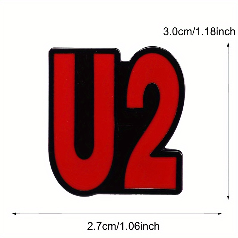 Rock Music Moon U2 Brooch Musi - Vintage Fashion Enthusiasts recension och pris