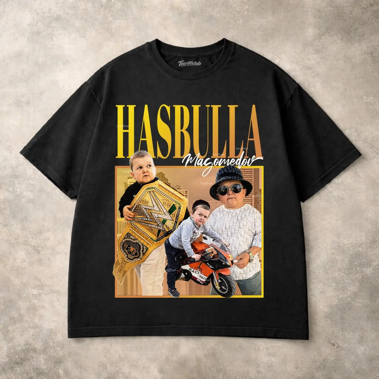 Hasbulla T Shirt Funny Meme In - Vintage Fashion Influencers recension och pris