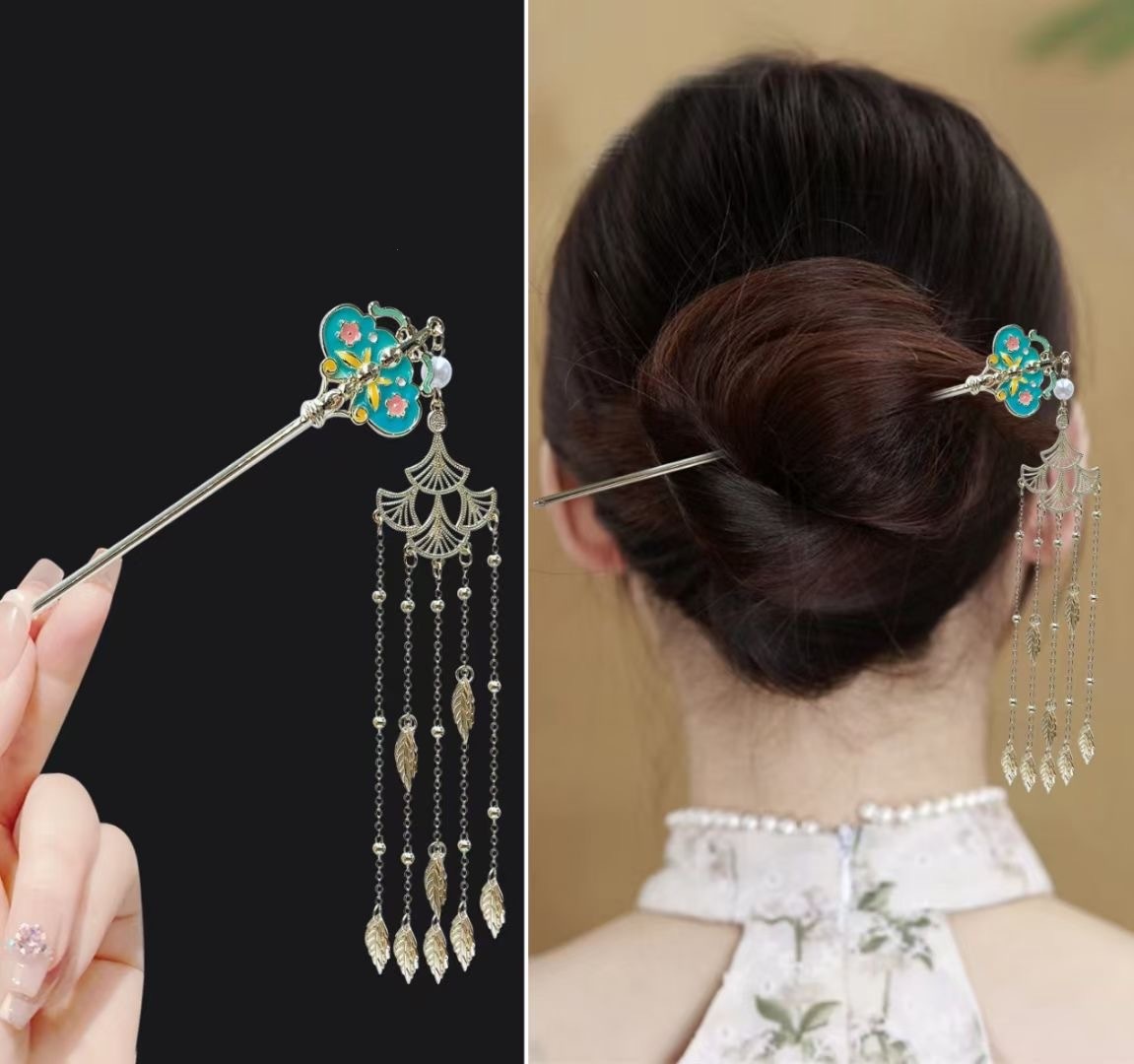 18cm Chinese Style Hairpin Ele - Vintage Fashion Jewelry recension och pris