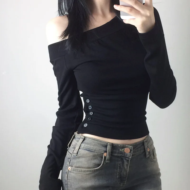 Y2K Vintage Pleated Button T-S - Usa Vintage Fashion recension och pris