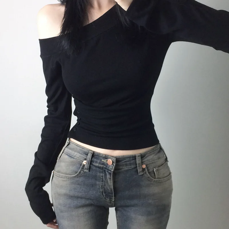 Y2K Vintage Pleated Button T-S - Usa Vintage Fashion recension och pris