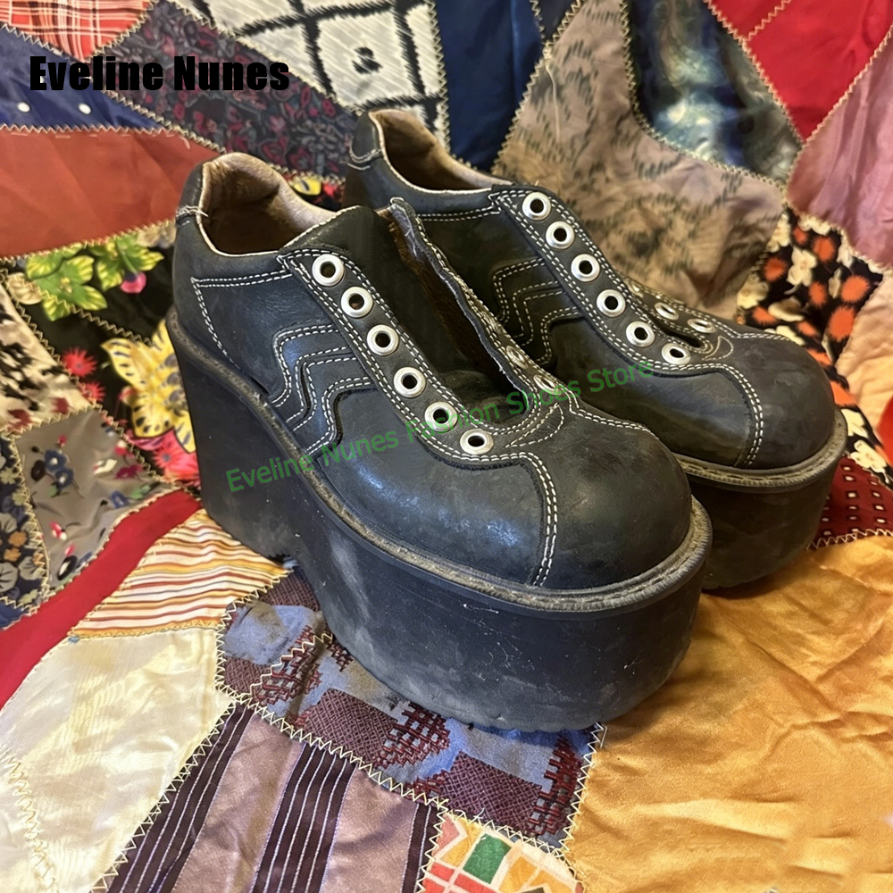 Y2K Platform Wedge Fashion Pum - Vintage Style Women Fashion recension och pris