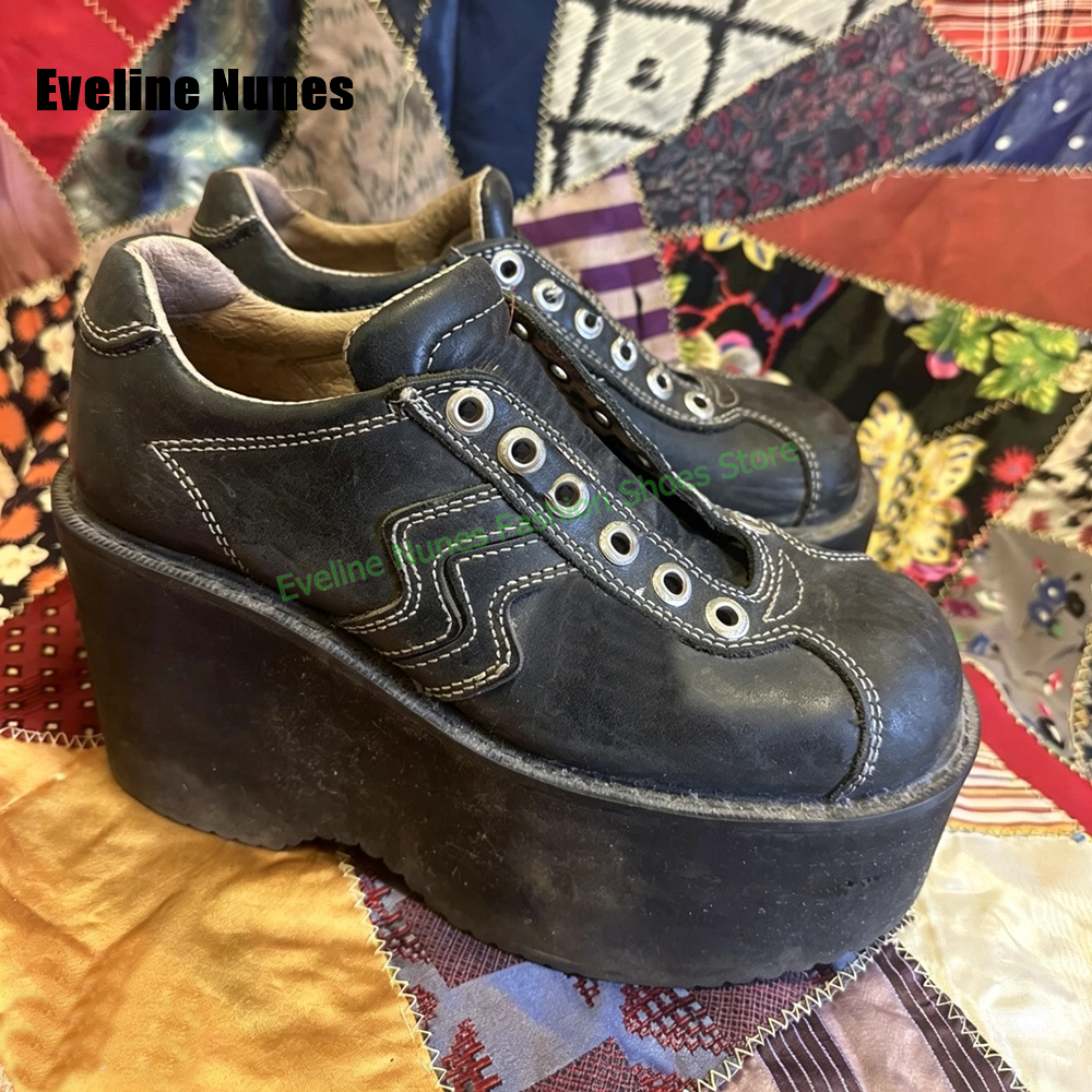 Y2K Platform Wedge Fashion Pum - Vintage Style Women Fashion recension och pris