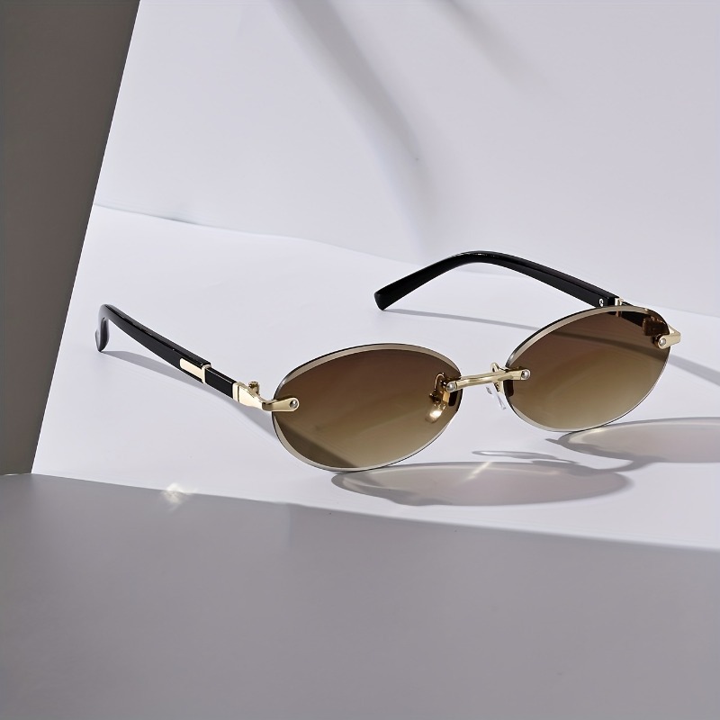 Sexy Small Oval Punk Sunglasse - Vintage Fashion Luxury recension och pris