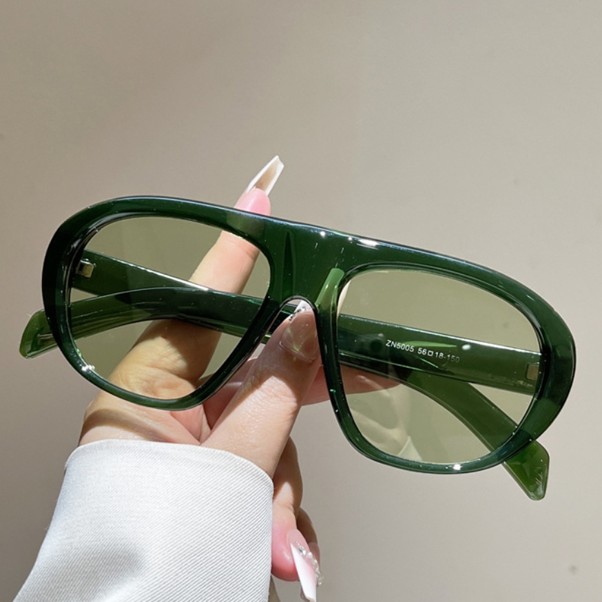 New Oversized Pilot Sunglasses - Vintage Fashion Luxury recension och pris