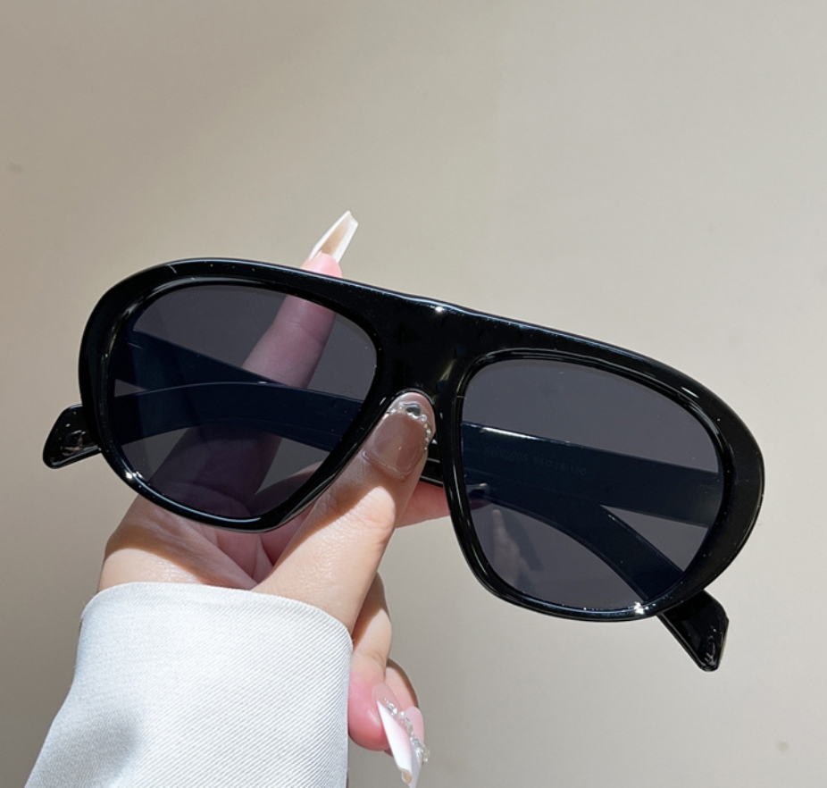 New Oversized Pilot Sunglasses - Vintage Fashion Luxury recension och pris