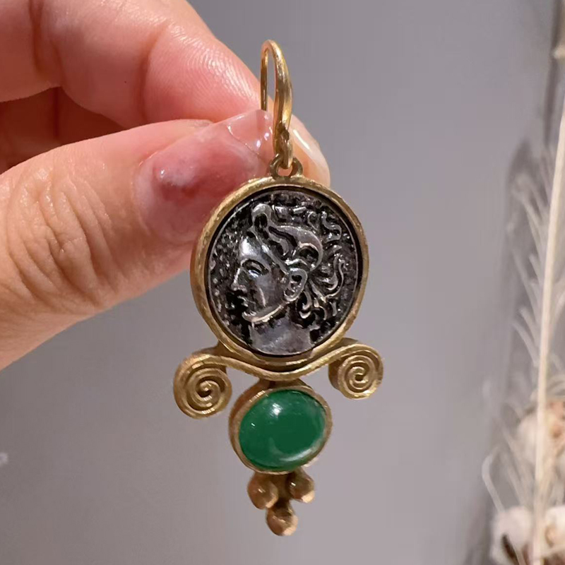 Vintage Green Agate Ancient Co - Vintage Fashion Trends 2025 recension och pris