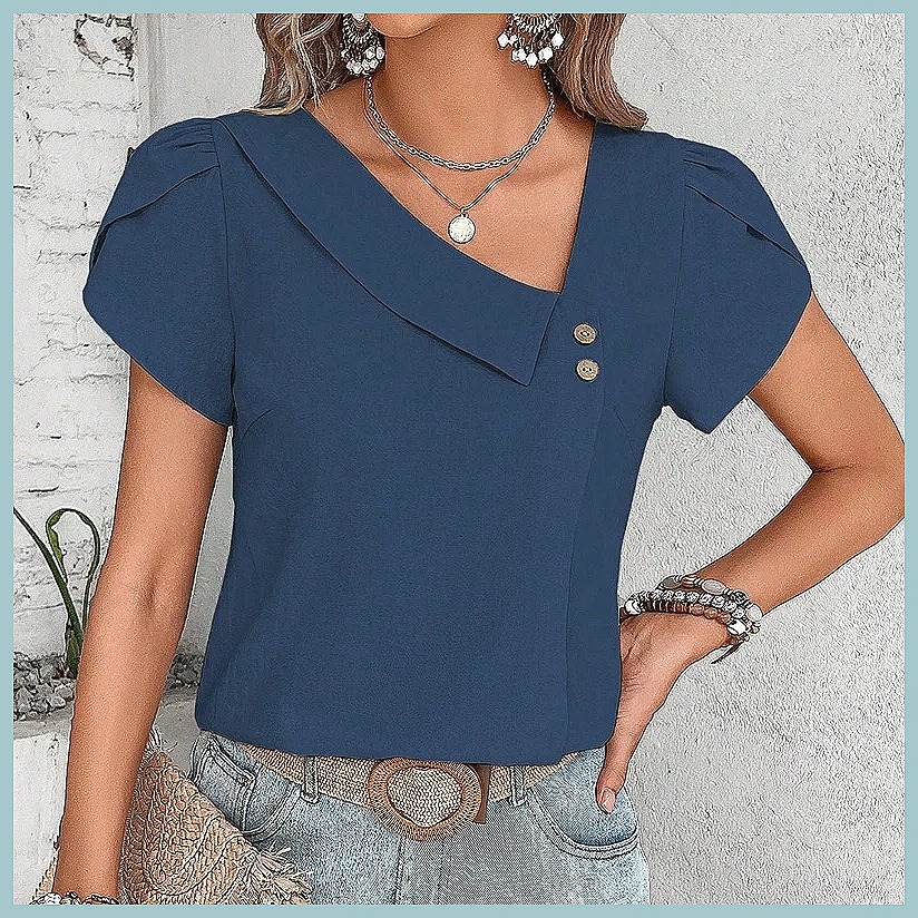 2024 Summer Vintage Solid Colo - Usa Vintage Fashion recension och pris
